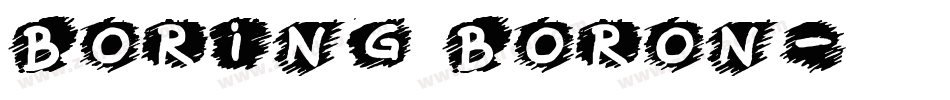 Boring Boron字体转换